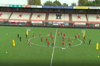 VIDEO – FC Emmen O17 – Training met aandacht voor verdedigende spelprincipes